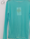 BASERANGE Classic Bamboo Fiber Bamboo Cotton Long Sleeve T-Shirt Collection Round Neck Bottoming Shirt France BAS-TOLS-BL-SP25-LSS Turquoise TOLS-BL-000